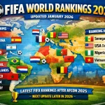 Latest FIFA World Rankings 2026 Spain Leads, Morocco Hits Top 10
